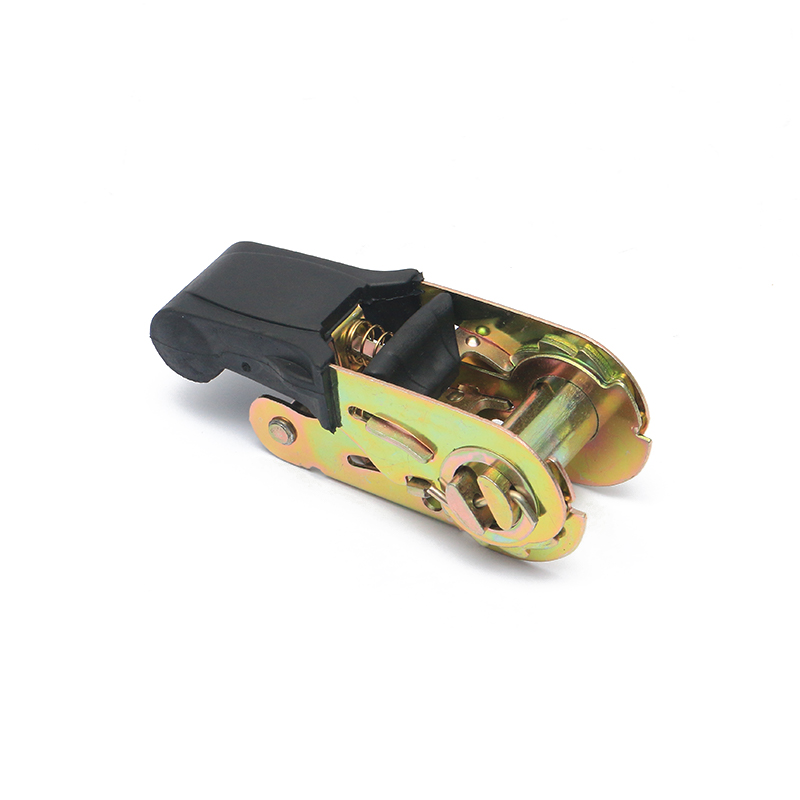 1 tuumaa 25 mm*800 kg/1760 kiloa sinkkipinnoitettu kumikahva räikkä solki