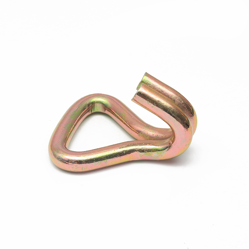 2 tuumaa 5000 kg/11000 kiloa keltainen sinkkipinnoitettu kaksinkertainen metalli J Hook