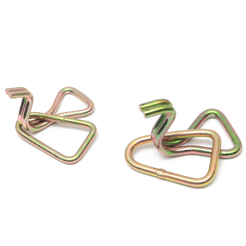 1,5 tuuman galvanoitu napsautettu kaksinkertainen J -koukku D -renkaalla