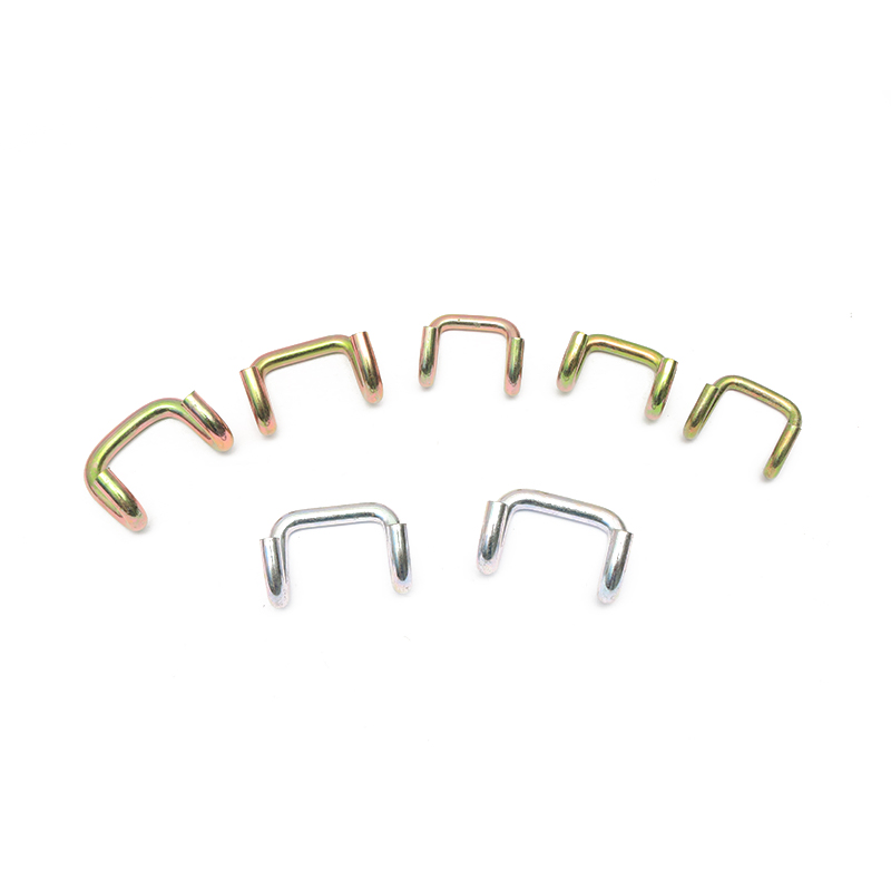 2 tuumaa 5T keltainen sinkkikynsi U -koukku lastin kiinnityshihnalle